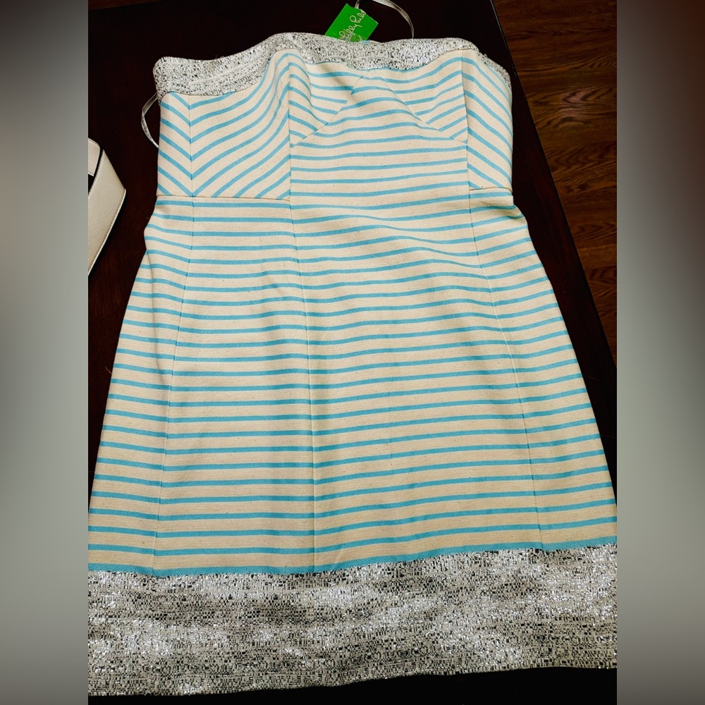 Strapless new dress